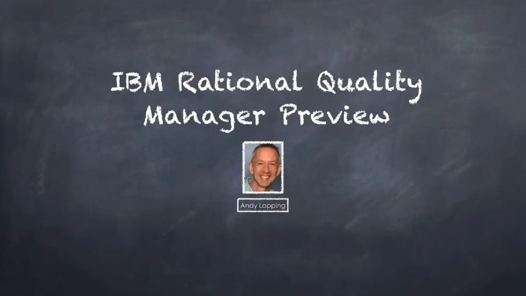IBM Rational Quality Manager Preview