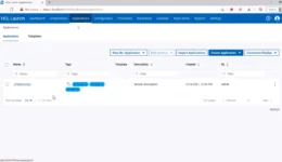 HCL Launch Application Panel