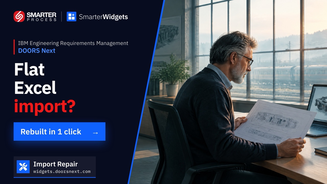 Import Repair for IBM Engineering Requirements Management DOORS Next
