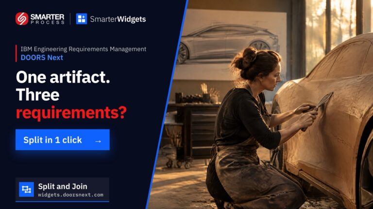 Split and Join for IBM Engineering Requirements Management DOORS Next